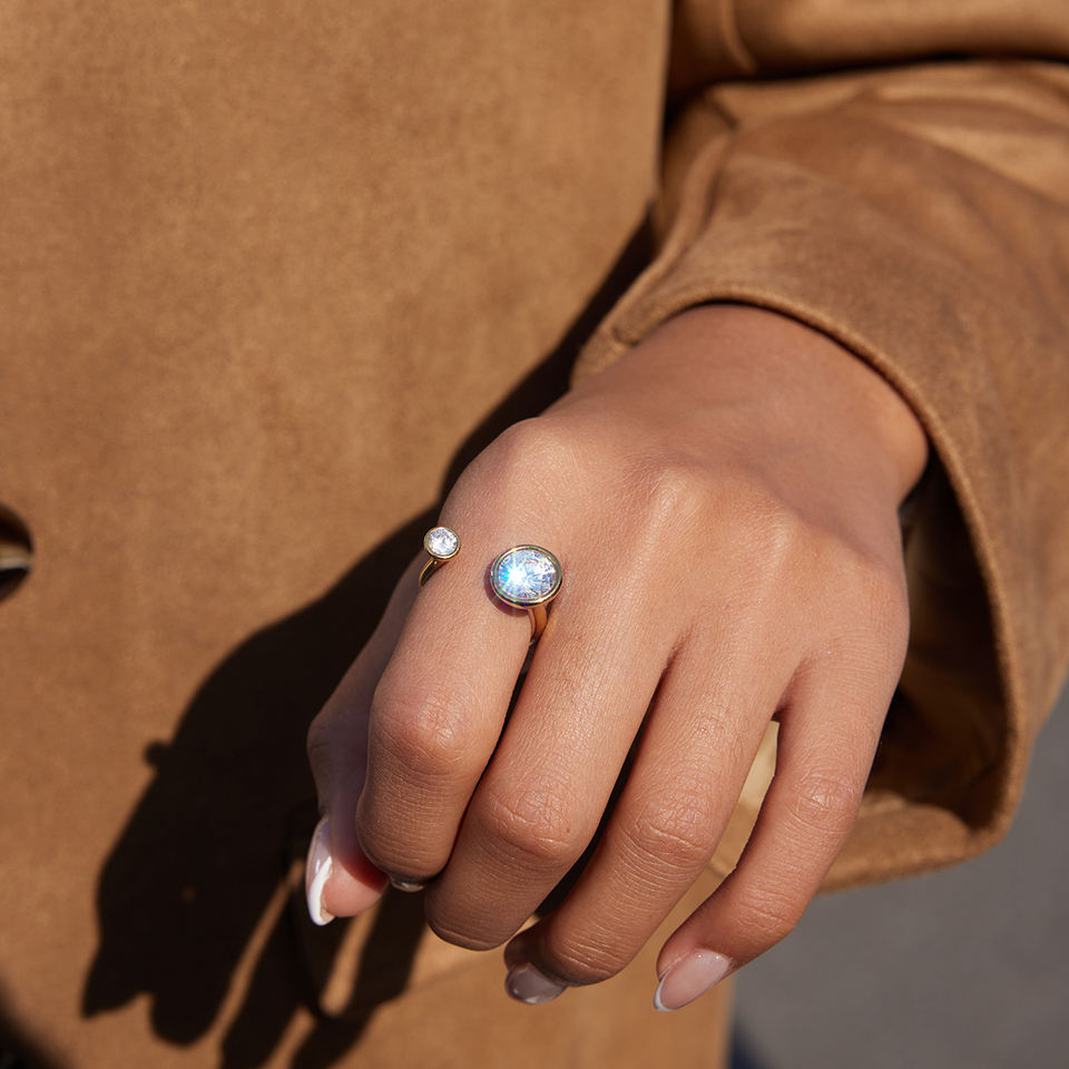 Lila Zircon Ring