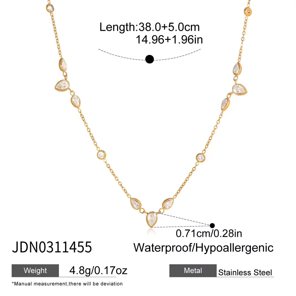 Inaya Floral Chain Necklace