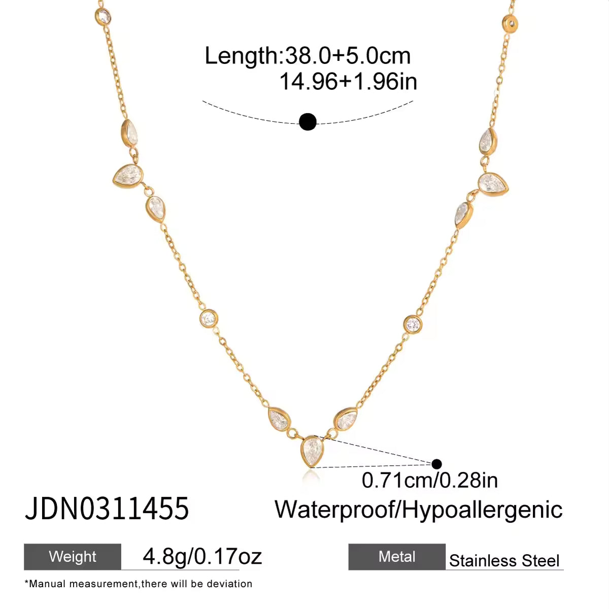 Inaya Floral Chain Necklace