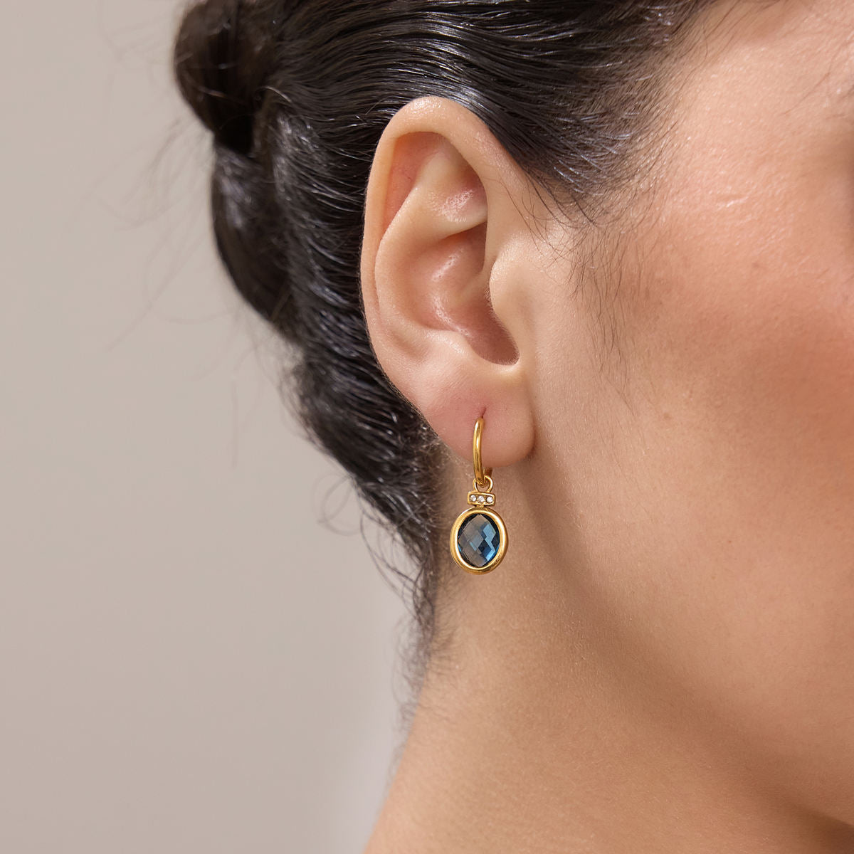 Siena Blue Drop Earrings