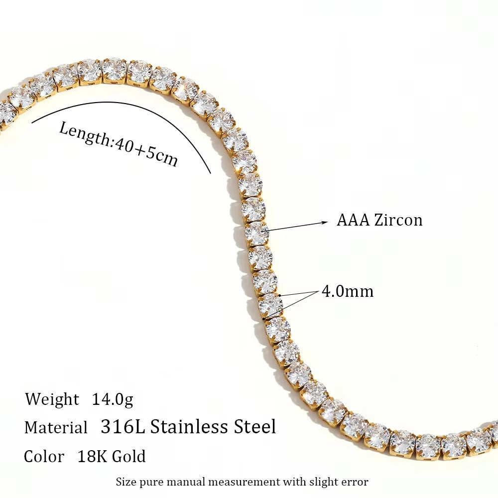 Tennis Diamond Necklace