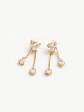 Heart Tassel Earrings