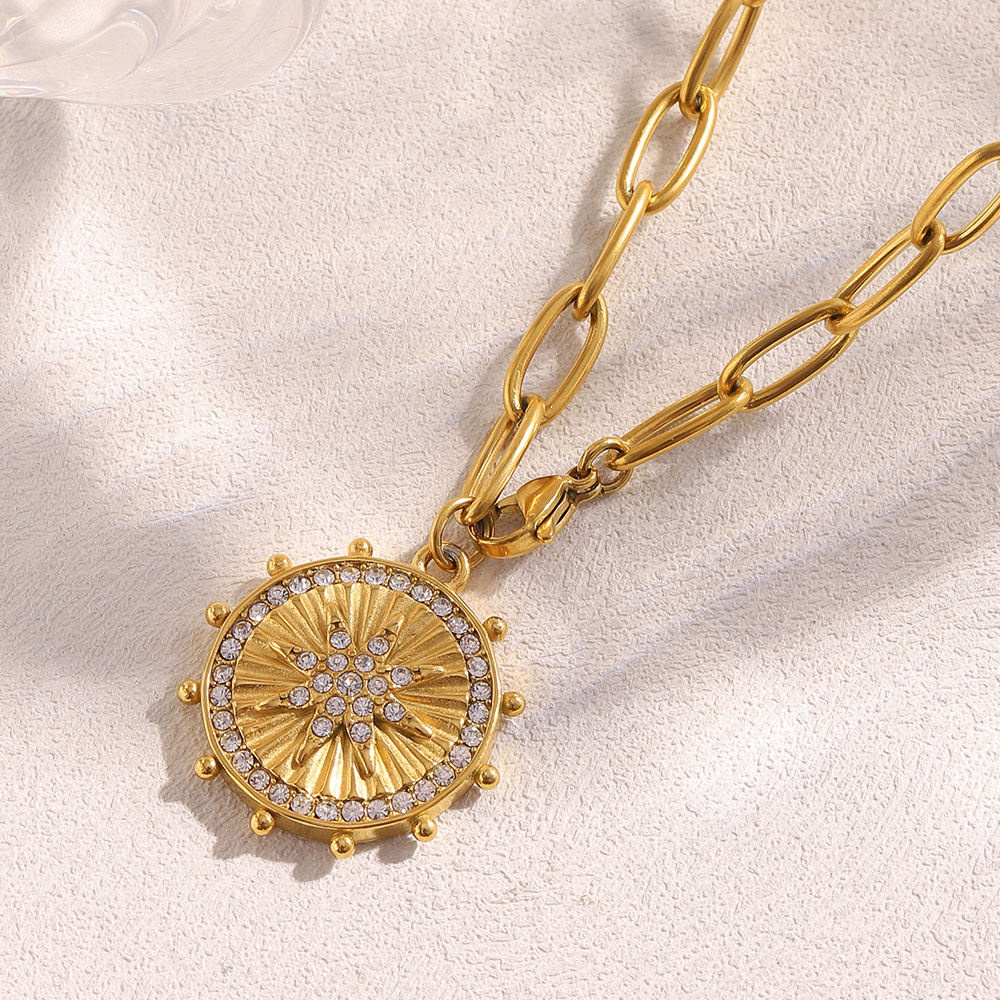 Sunburst Medallion Necklace