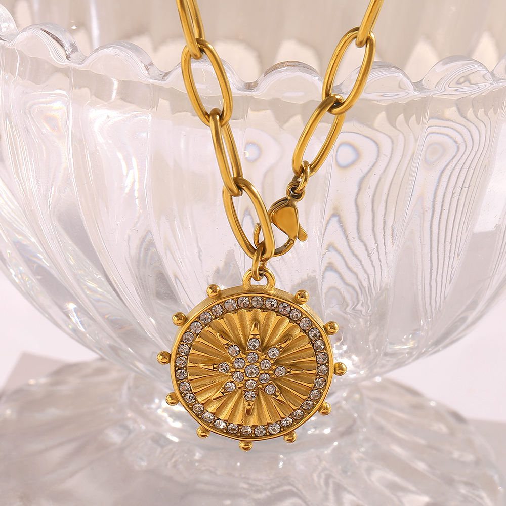 Sunburst Medallion Necklace