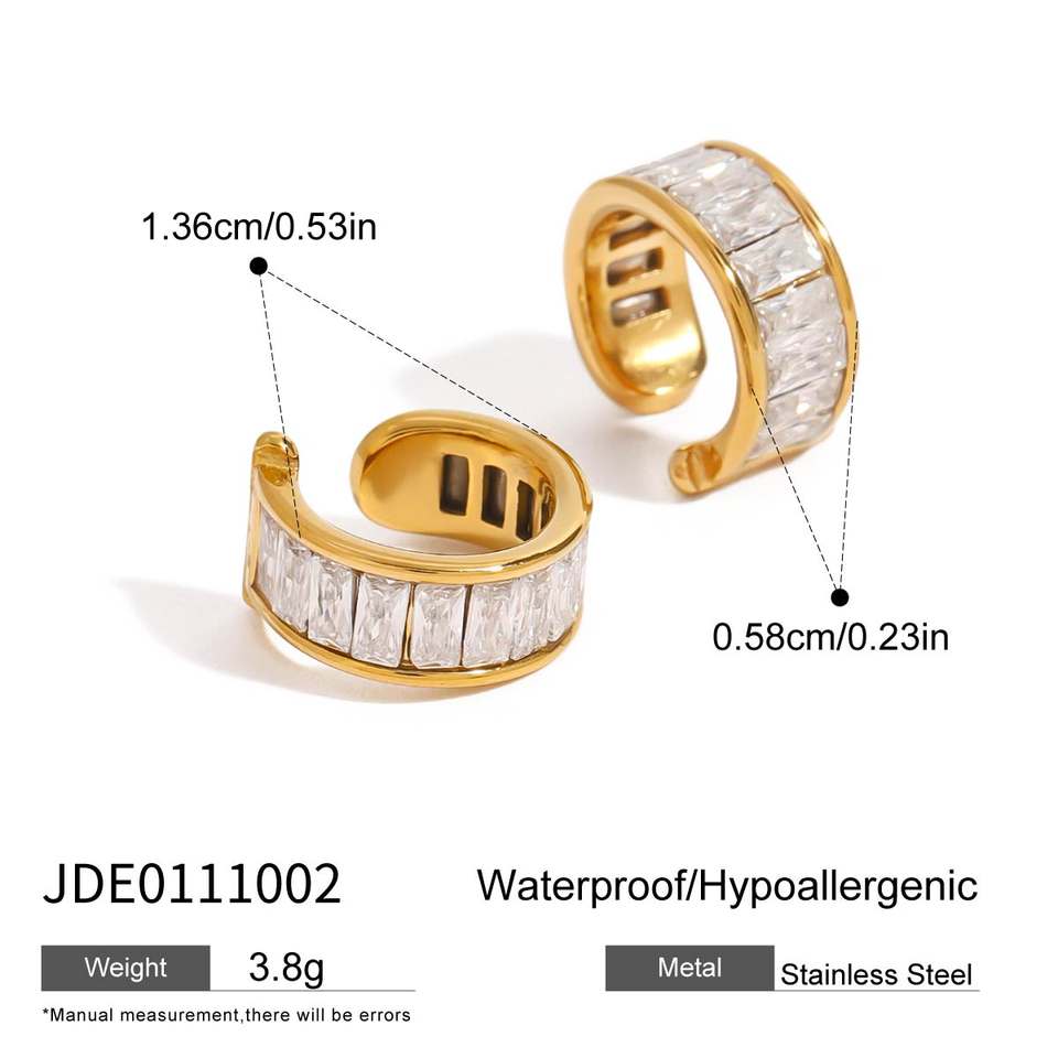 Cleo Baguette Ear Cuff