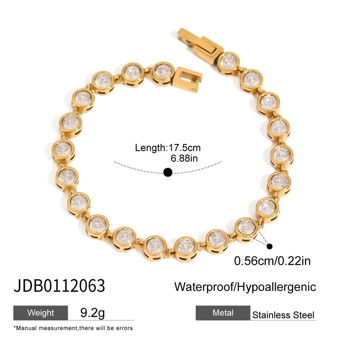 Oval Bezel Tennis Bracelet