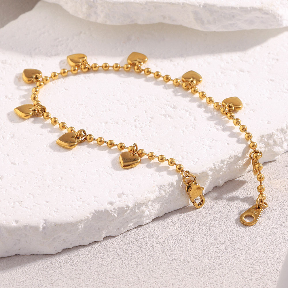 Heart Charm Bracelet