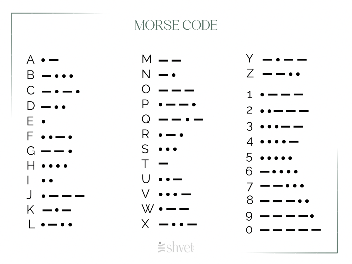 Morse Code Necklace