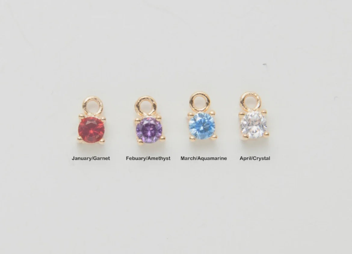 Birthstone Charm Necklace