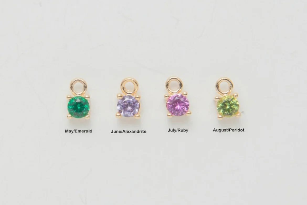 Birthstone Charm Necklace