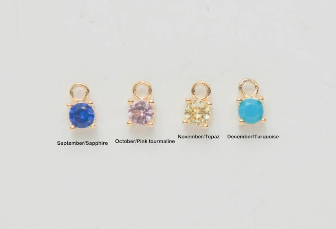 Birthstone Charm Necklace