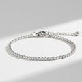 Tennis Bracelet (Silver)