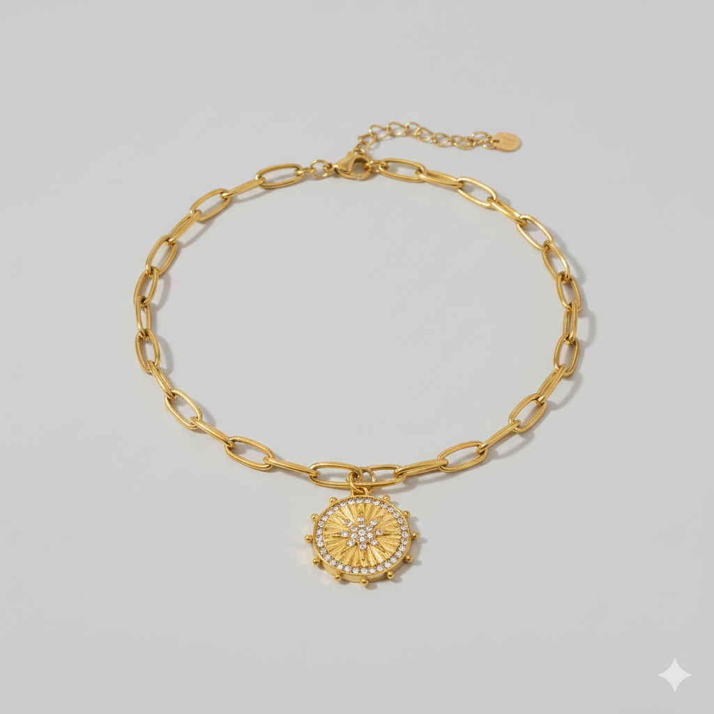 Sunburst Medallion Necklace