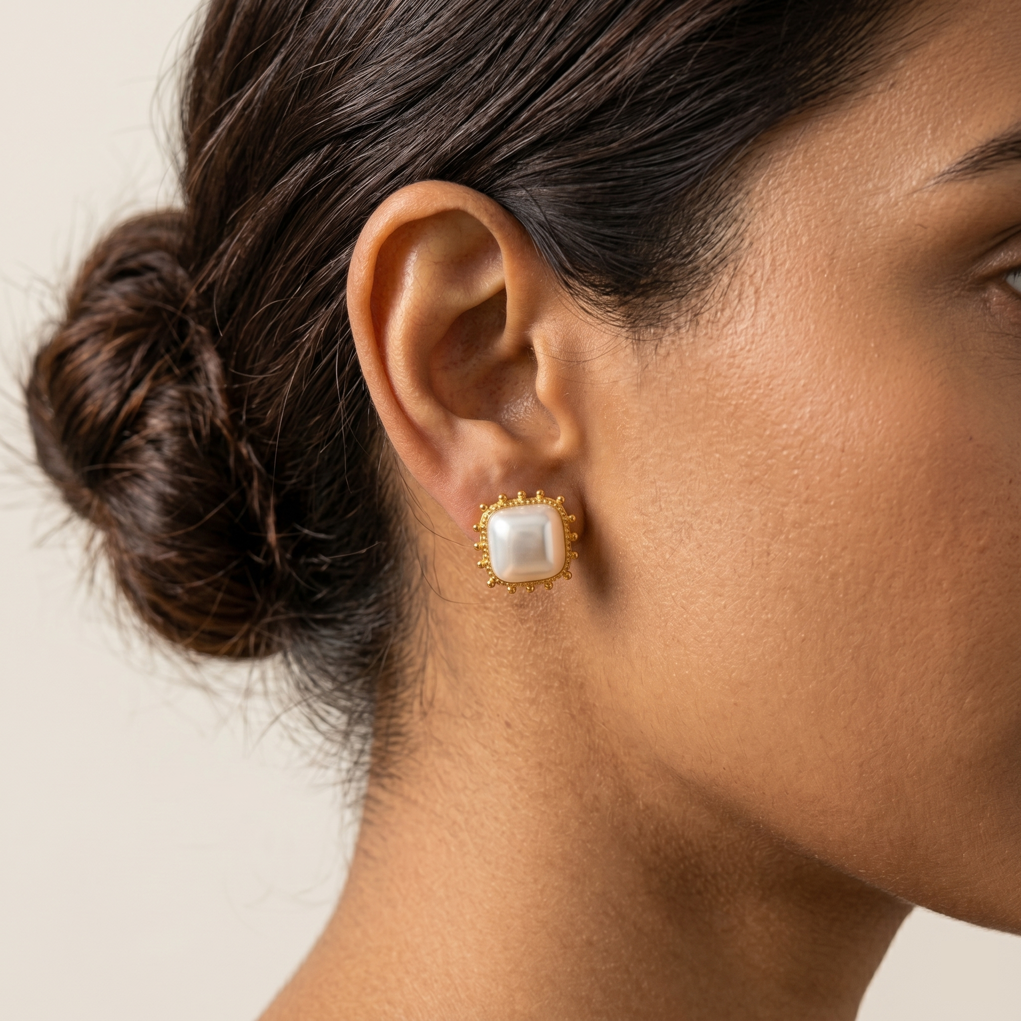 Pearl Stud Earrings