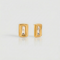 Ivory Baguette Earrings