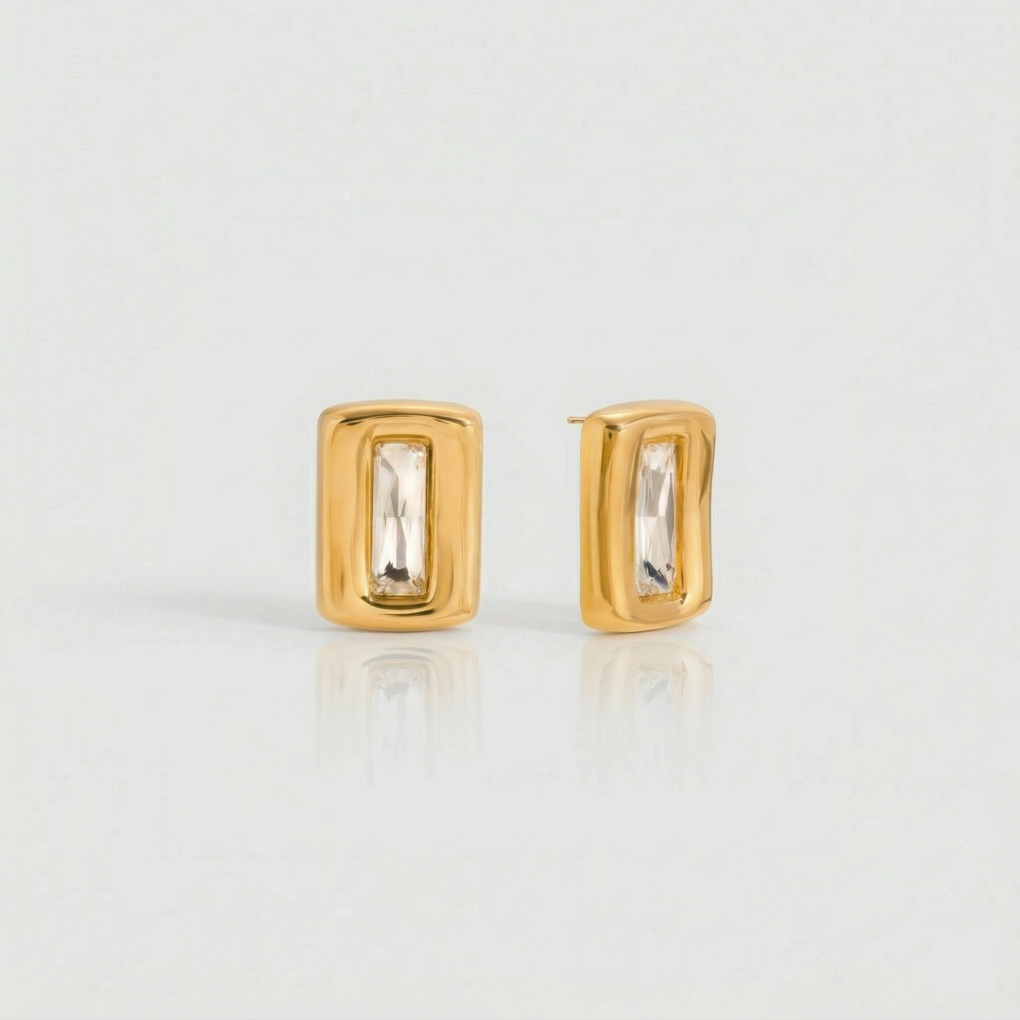 Ivory Baguette Earrings