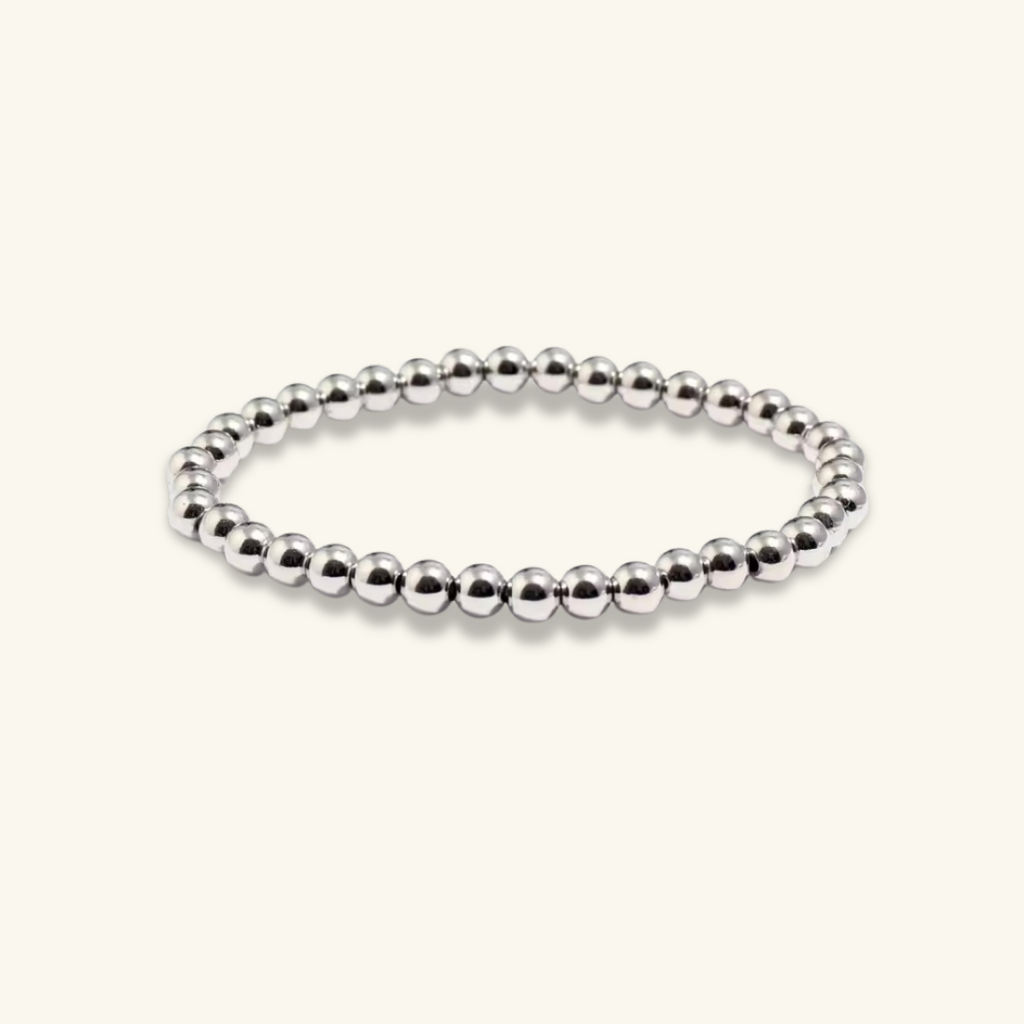 Poppy Silver Bracelet - Shvetah