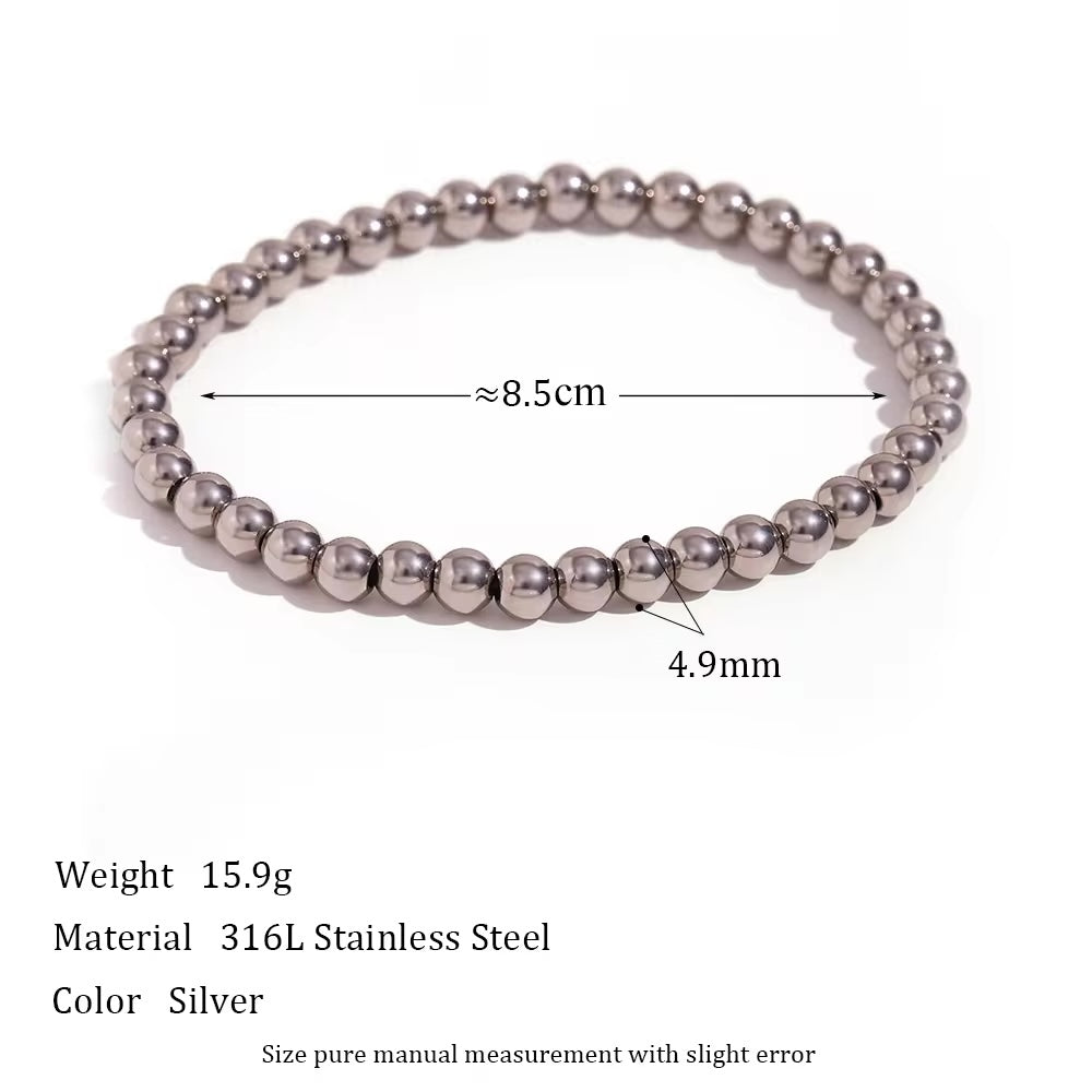 Poppy Silver Bracelet - Shvetah