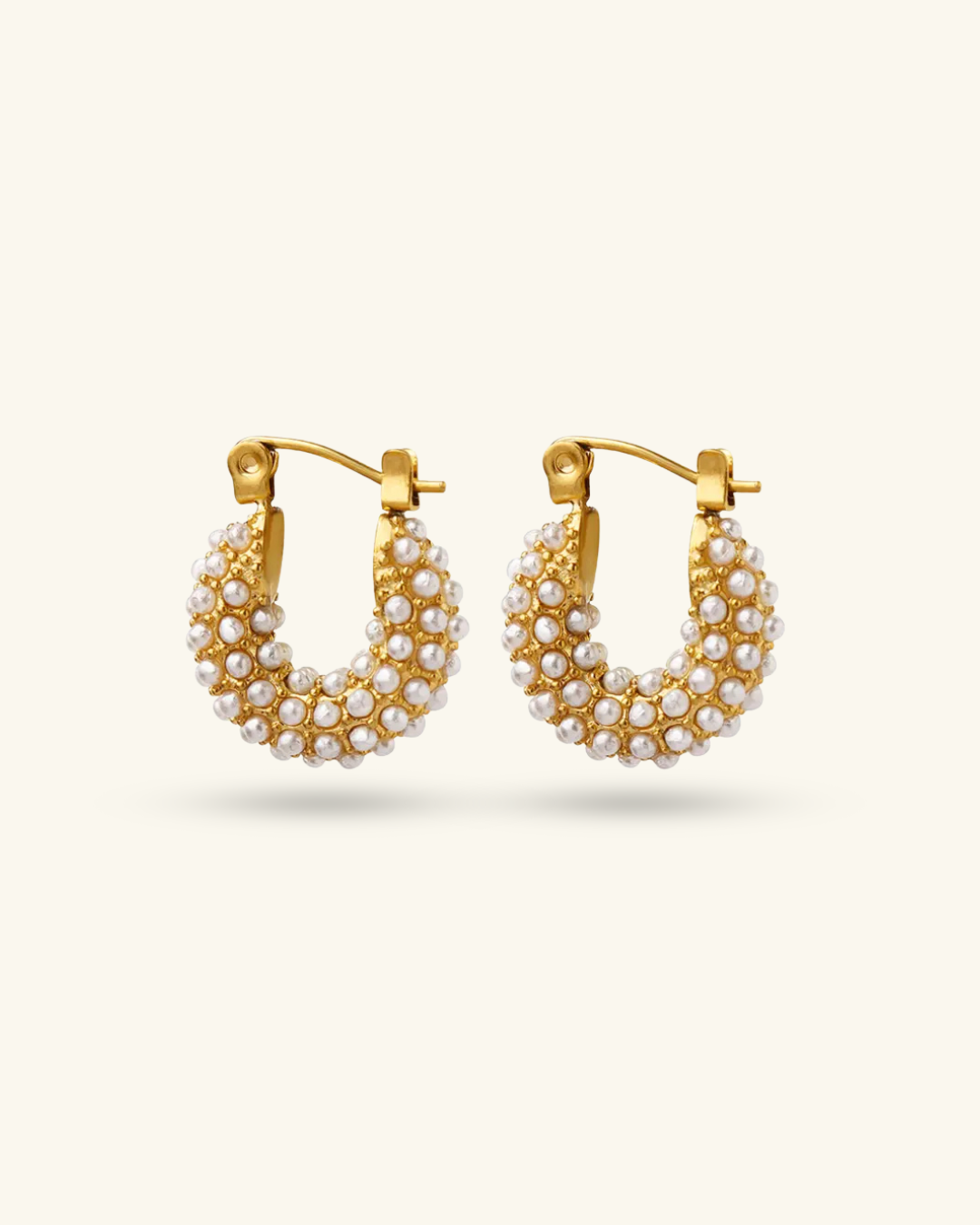 Satin Pearl Earrings - Shvetah