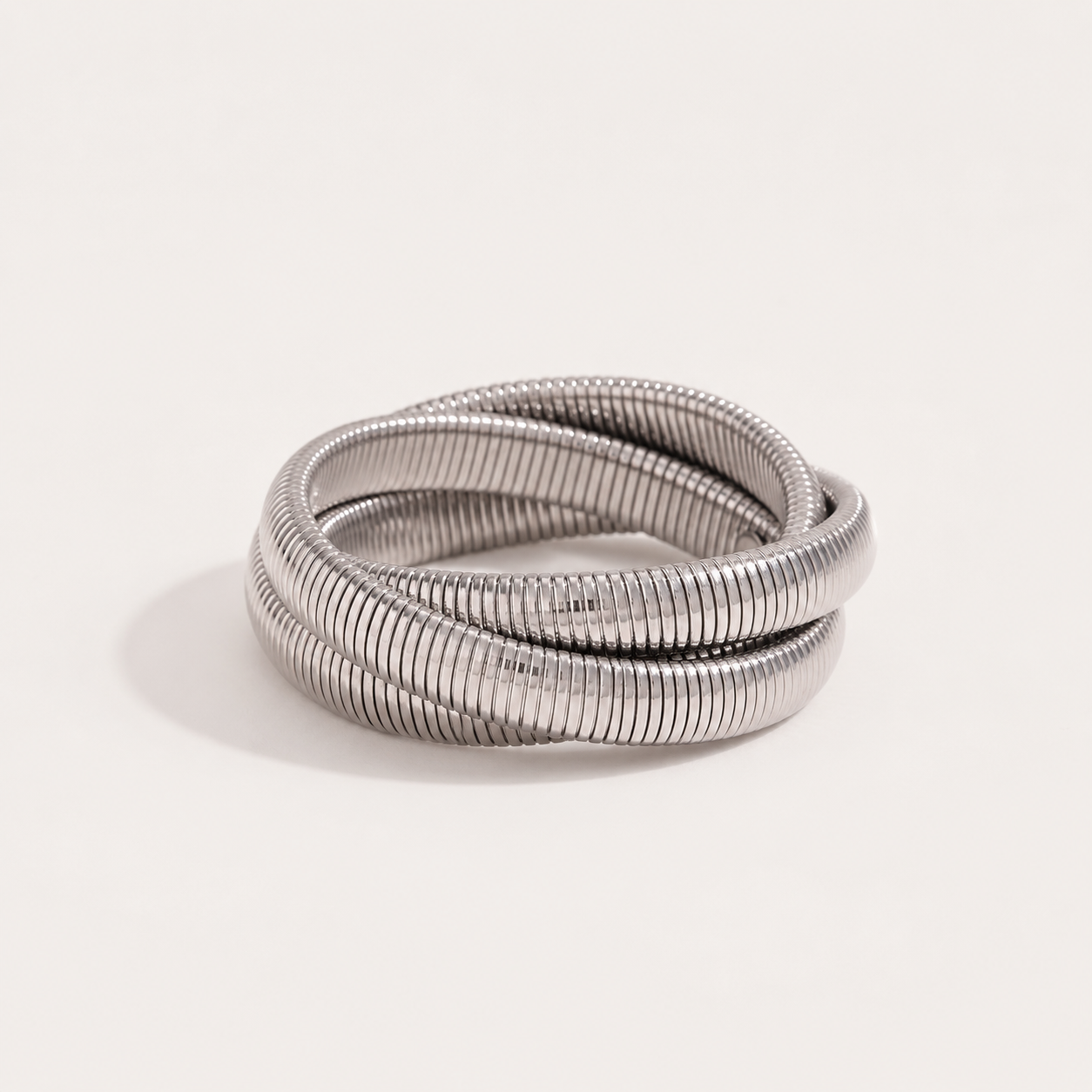 Silver Cascade Wristlet