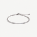 Tennis Bracelet (Silver)