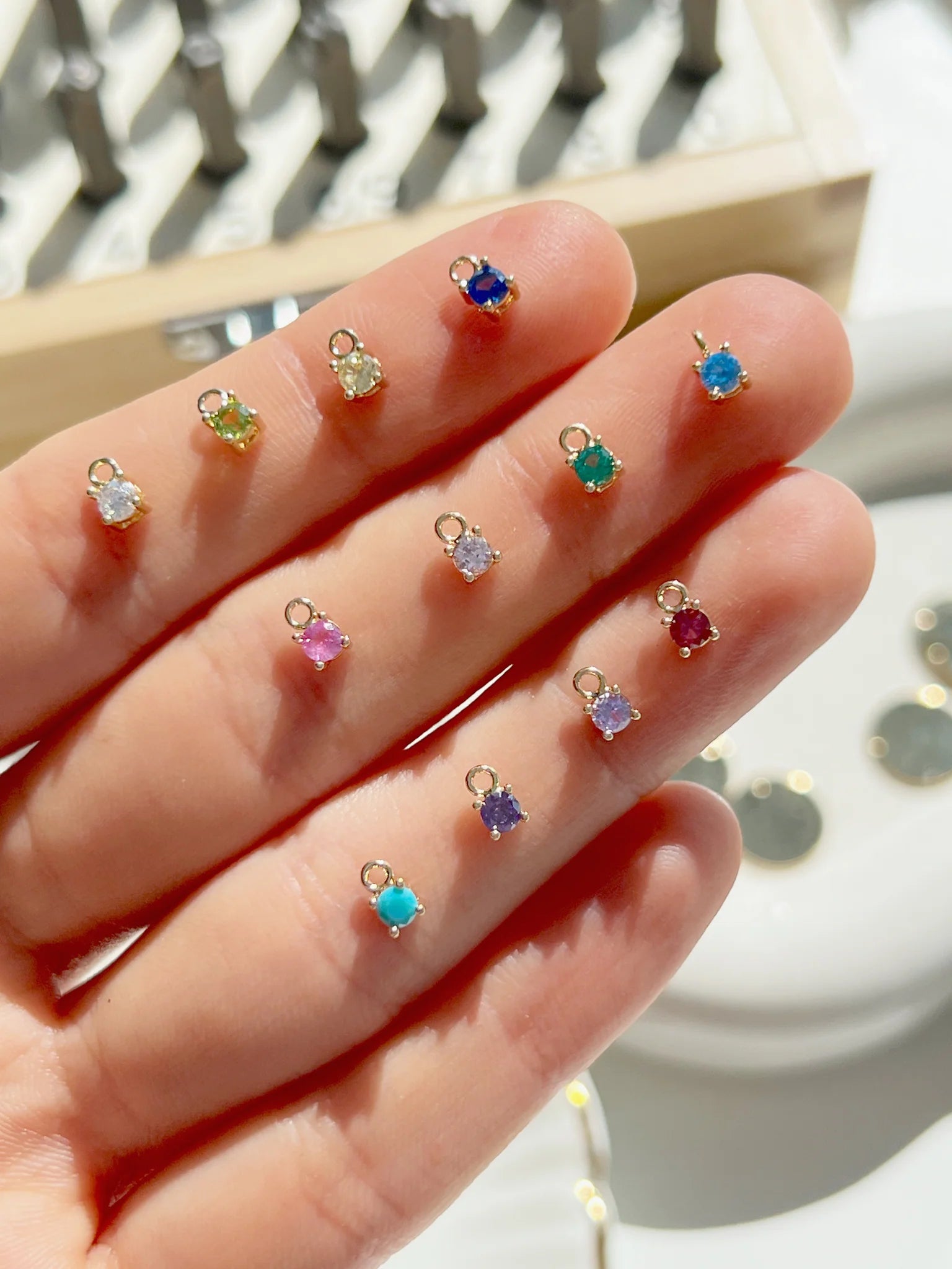 Birthstone Charm Necklace