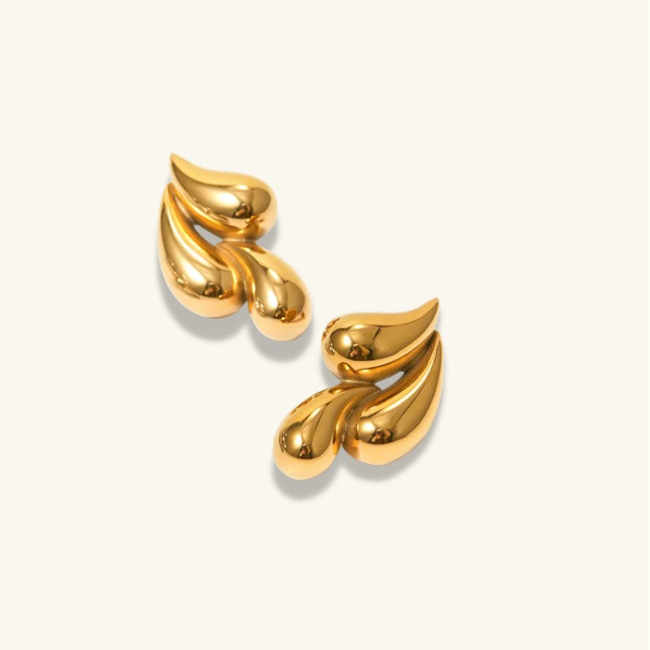 Triple Waterdrop Earrings - Shvetah