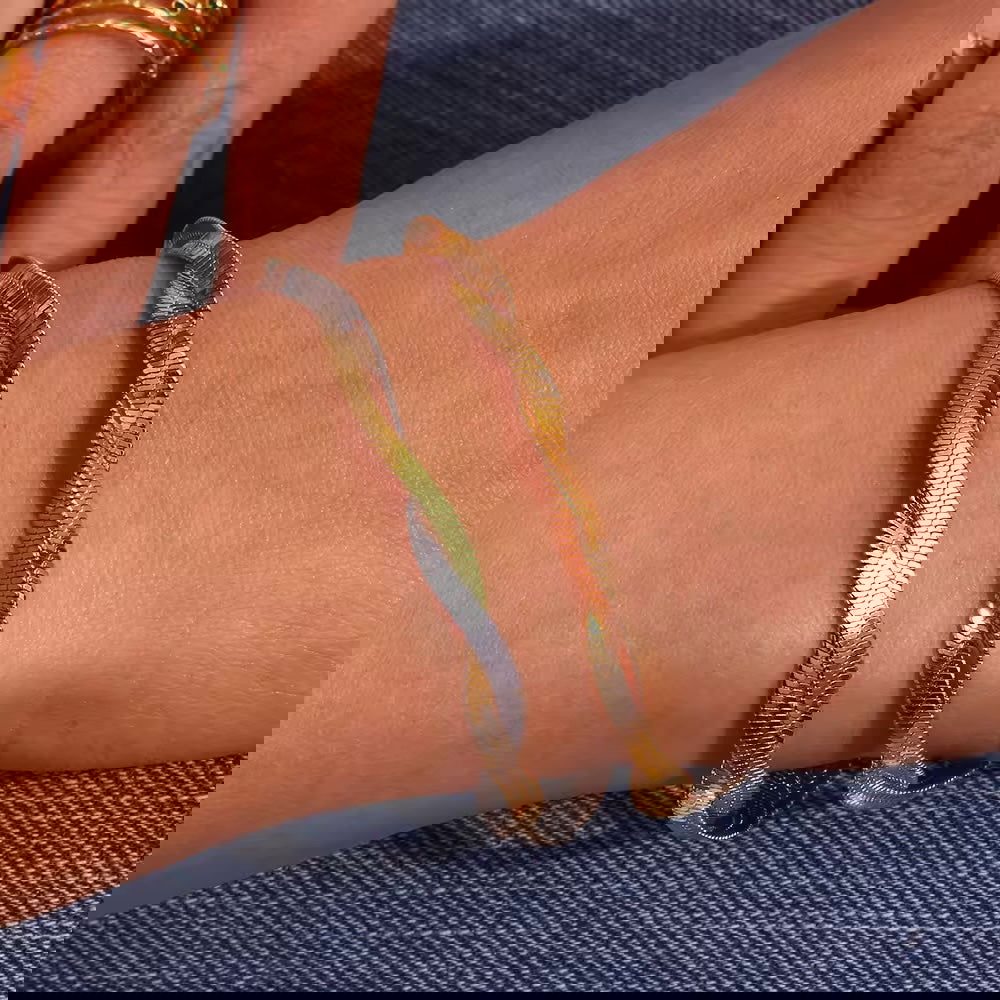 Two Toned Brooklyn Bracelet - Shvetah