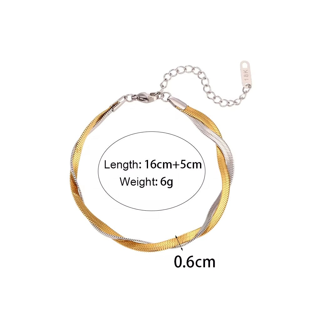 Two Toned Brooklyn Bracelet - Shvetah