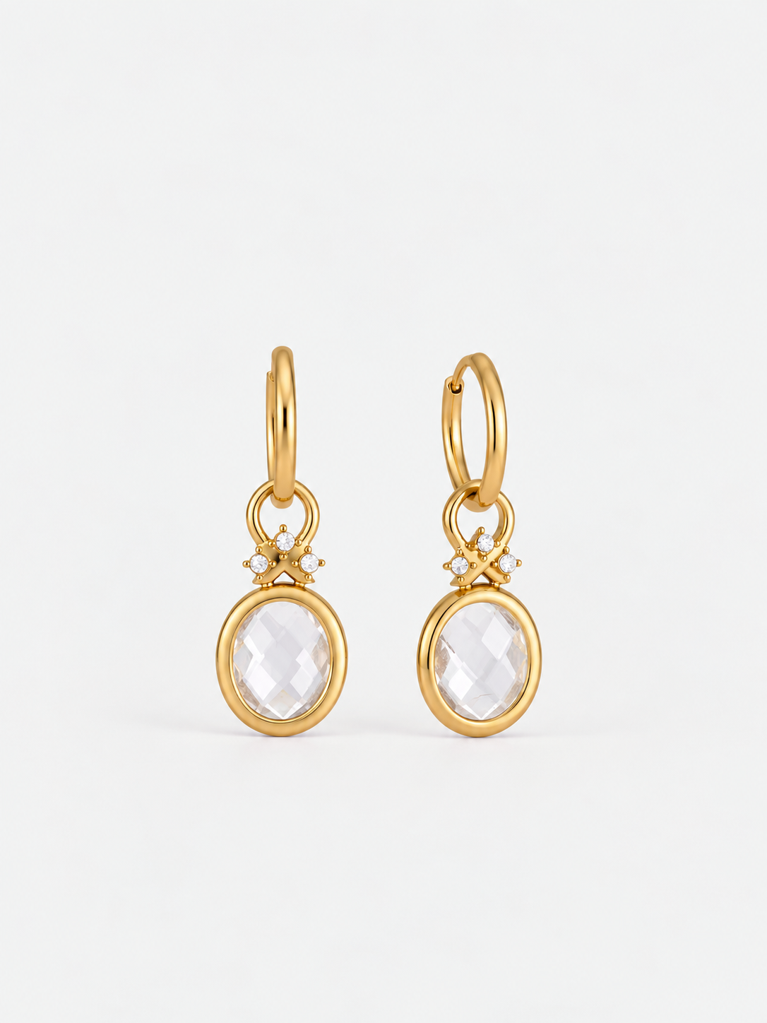 Alba Crystal Drop Earrings