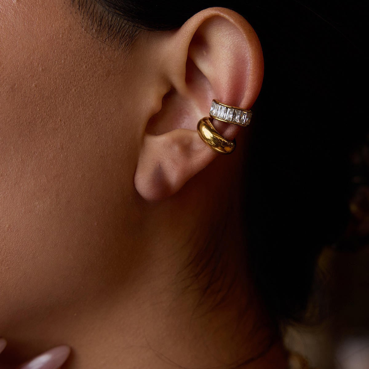 Cleo Baguette Ear Cuff