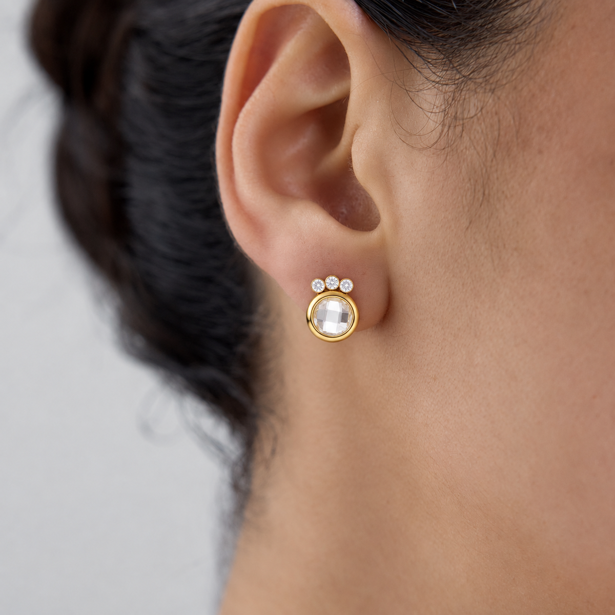 Halo Stud Earrings
