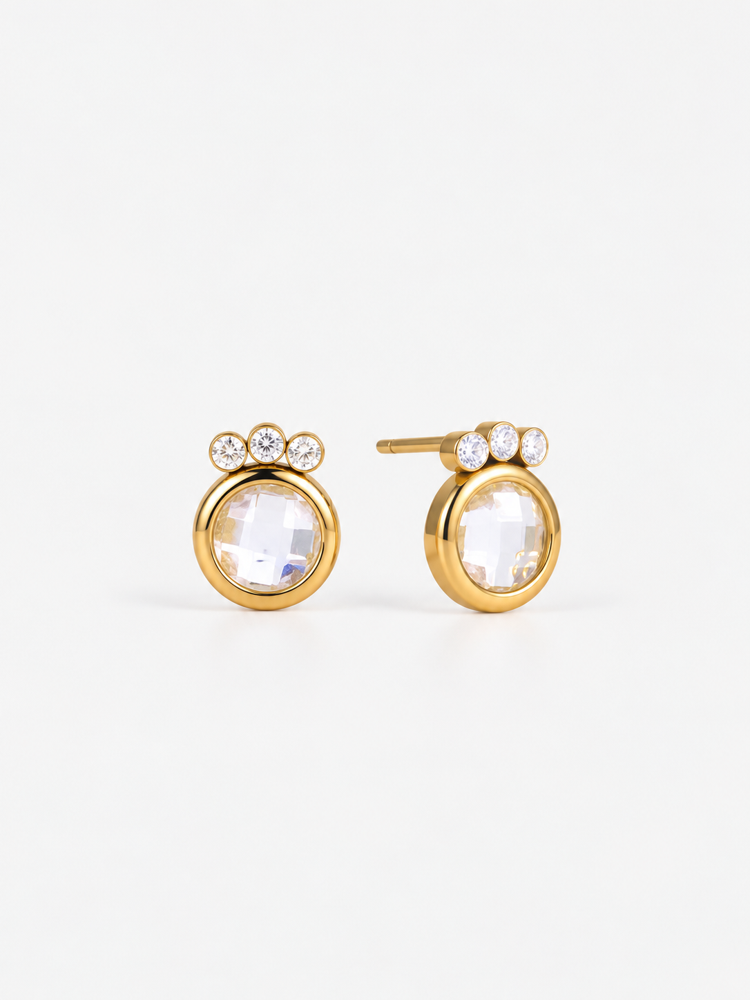 Halo Stud Earrings