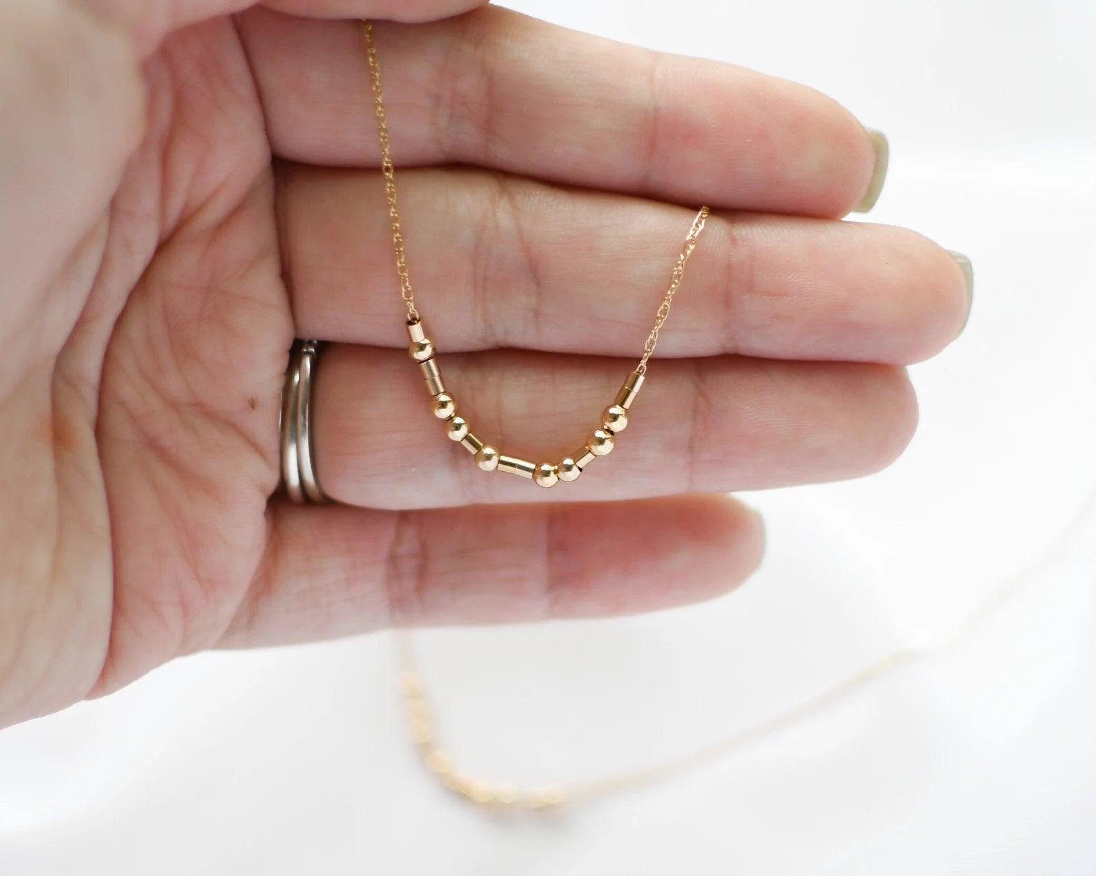 Morse Code Necklace
