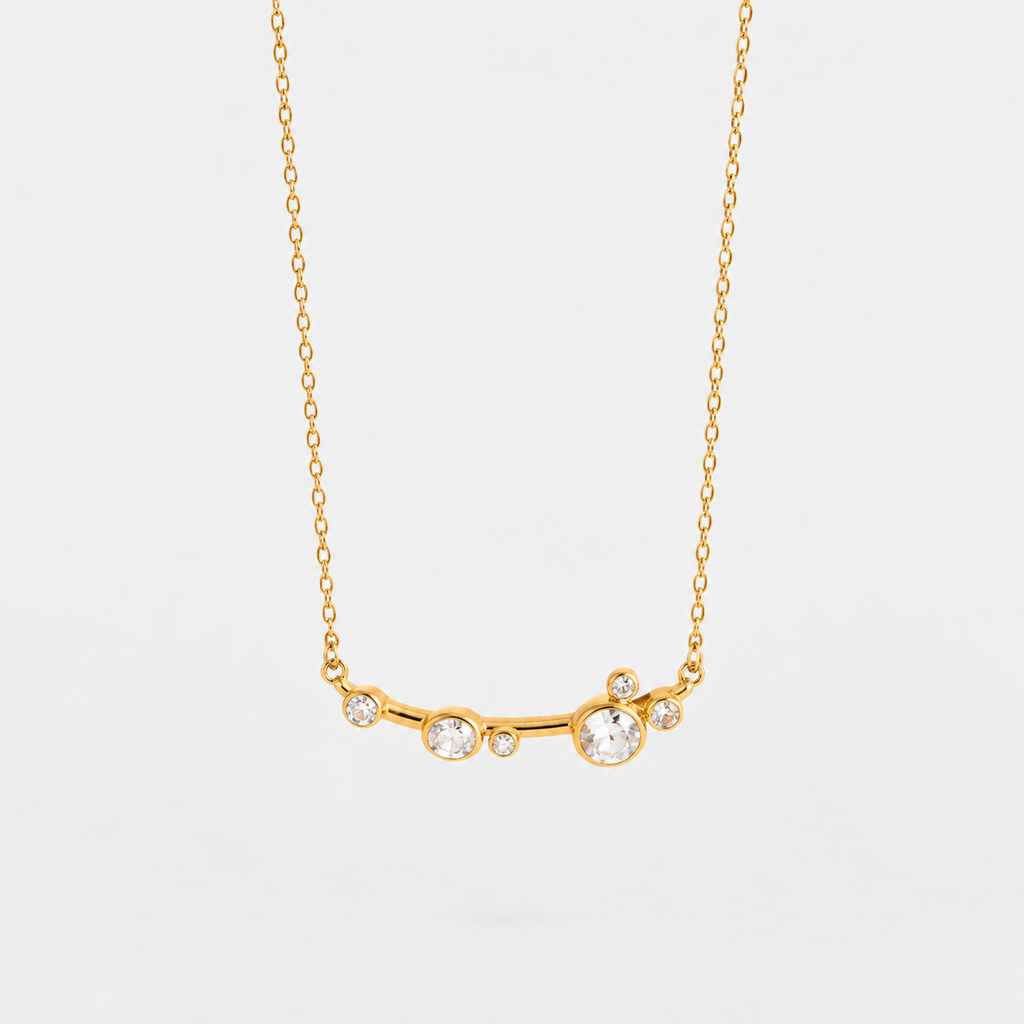 Lumi Crystal Bar Necklace