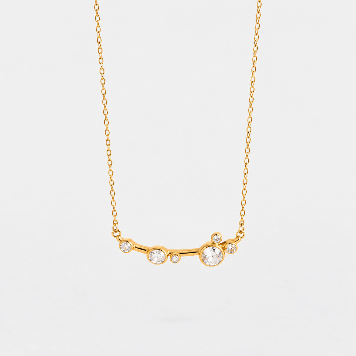 Lumi Crystal Bar Necklace