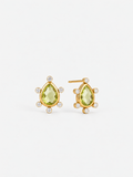 Olive Teardrop Earrings