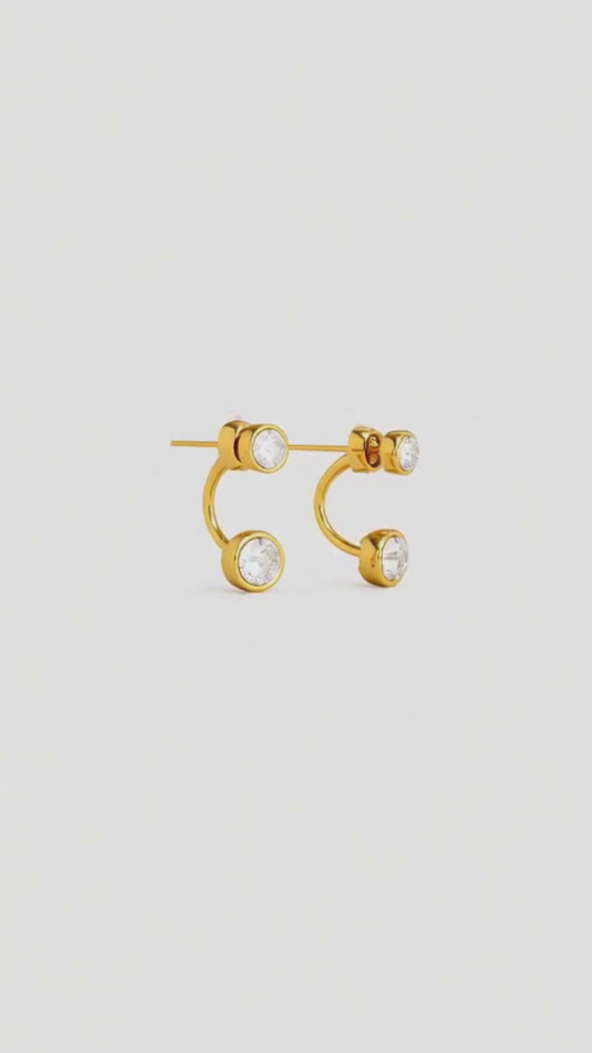 Aster Double Drop Earrings
