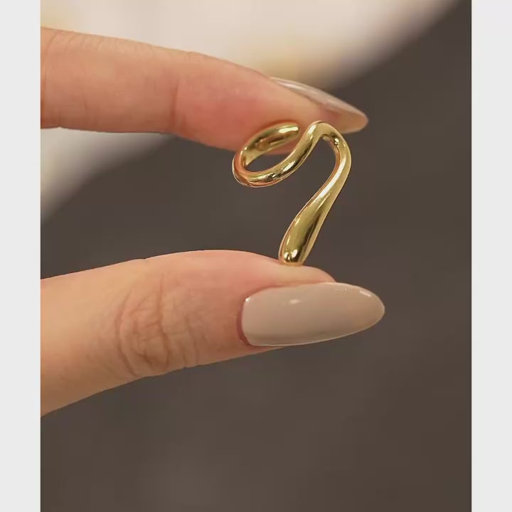 No Piercing Muse Curve Ear Cuffs