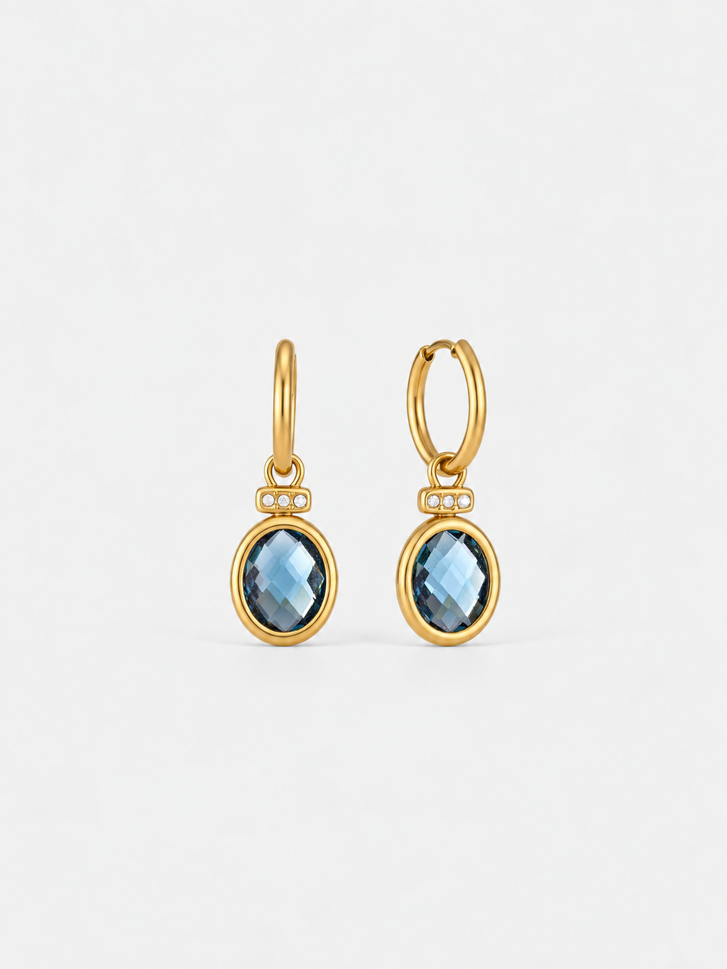 Siena Blue Drop Earrings