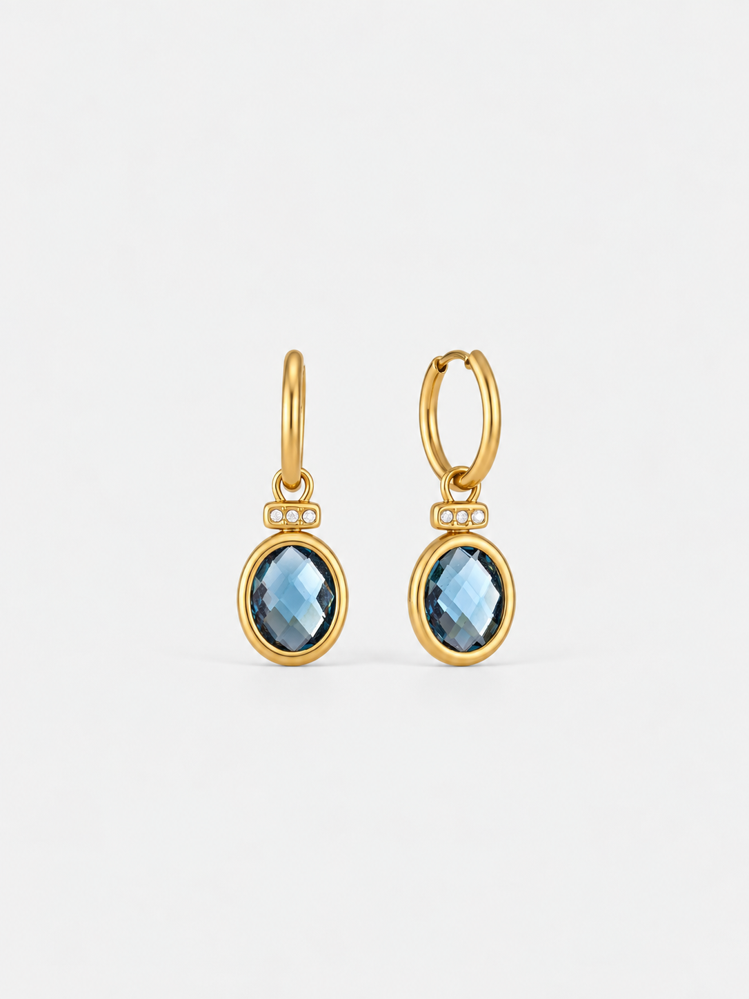 Siena Blue Drop Earrings